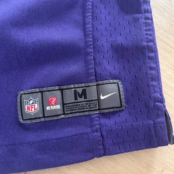NFL Purple Jersey Baltimore Ravens Athletic Mesh - Picture 5 of 5